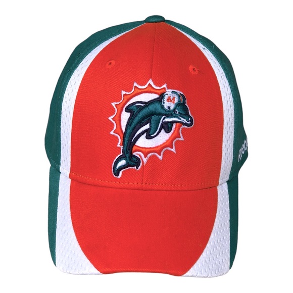 Reebok Other - Official NFL Logo Reebok Miami Dolphin Fitted Cap S/M.